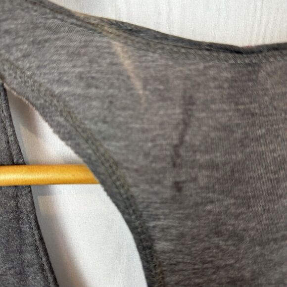 Michelle Sparkly Embellished U-Neck Tank Top Grey Casual Wear Size Small y2k - Picture 13 of 16